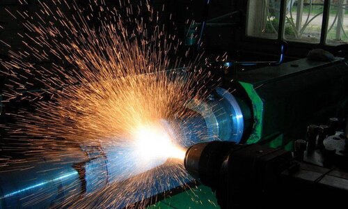 Electric arc metallization